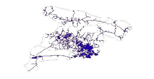 نقشه GIS راههای استان البرز با آخرین تغییرات سال 96در فرمت Shapefile 