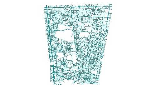 نقشه GIS معابر منطقه یازده-11 شهر تهران با آخرین تغییرات سال 96در فرمت Shapefile  
