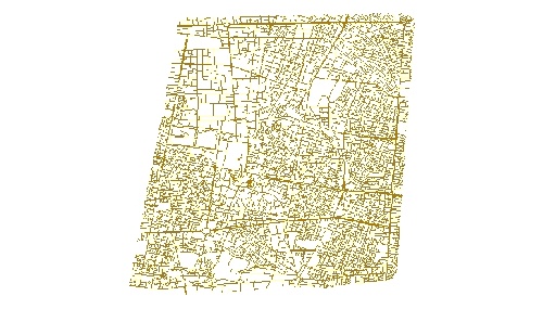 نقشه GIS معابر منطقه دوازده-12 شهر تهران با آخرین تغییرات سال 96در فرمت Shapefile  