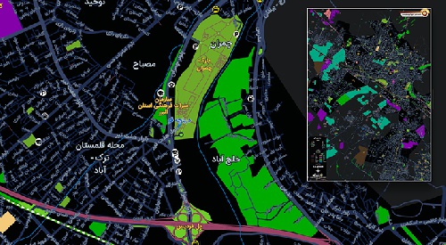 دانلود نقشه وکتور pdf شهر کرج با کیفیت بسیار بالا 