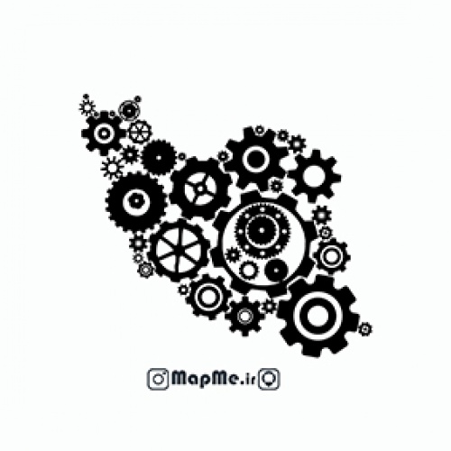 طرح وکتور گرافیک نقشه ایران 