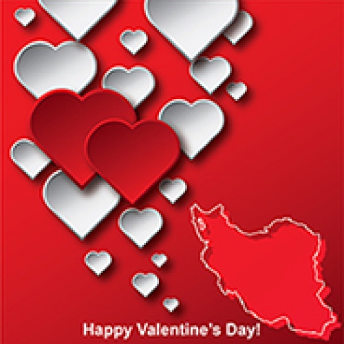 دانلود طرح وکتور نقشه ایران مناسب ولنتاین به صورت لایه در فرمتهای png,eps,ai,pdf