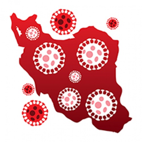 دانلود وکتور طرح نقشه کرونا ایران