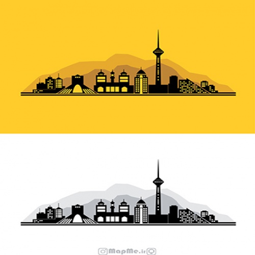دانلود فایل وکتور شهر تهران