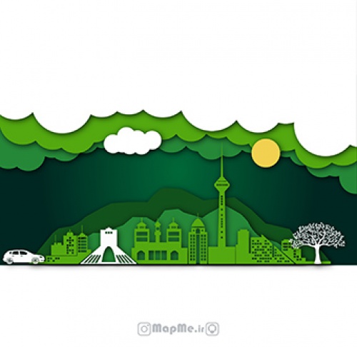 دانلود فایل وکتور شهر تهران