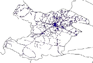 نقشه GIS راههای استان قزوین با آخرین تغییرات سال 96در فرمت Shapefile 