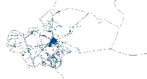 نقشه GIS راههای استان قم با آخرین تغییرات سال 96در فرمت Shapefile 
