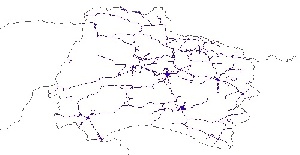نقشه GIS راههای استان خراسان شمالی با آخرین تغییرات سال 96در فرمت Shapefile 