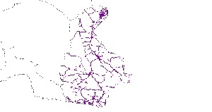 نقشه GIS راههای استان سیستان و بلوچستان با آخرین تغییرات سال 96در فرمت Shapefile 