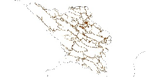 نقشه GIS راههای استان چهارمحال و بختیاری با آخرین تغییرات سال 96در فرمت Shapefile 