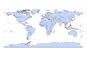 نقشه GIS مرزبندی کشورهای جهان در فرمت Shapefile 