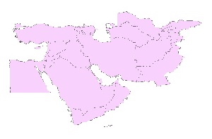 دانلود جدید ترین شیپ فایل(نقشه GIS)  مرزبندی کشورهای خاورمیانه