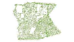نقشه GIS معابر منطقه هفت-7 شهر تهران با آخرین تغییرات سال 96در فرمت Shapefile  