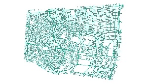 نقشه GIS معابر منطقه چهارده-14 شهر تهران با آخرین تغییرات سال 96در فرمت Shapefile  