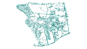 نقشه GIS معابر منطقه شانزده-16 شهر تهران با آخرین تغییرات سال 96در فرمت Shapefile  