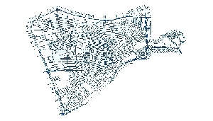 نقشه GIS معابر منطقه هفده-17 شهر تهران با آخرین تغییرات سال 96در فرمت Shapefile  