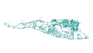 نقشه GIS معابر منطقه بیست و دو-22 شهر تهران با آخرین تغییرات سال 96در فرمت Shapefile  