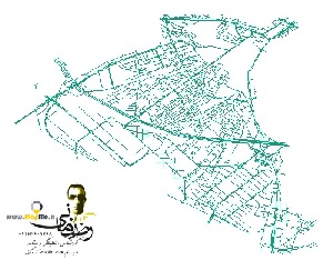 نقشه GIS معابر منطقه دو-2 شهر کرج با آخرین تغییرات سال 96در فرمت Shapefile  