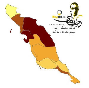 دانلود شیپ فایل(نقشهGIS)نتایج سرشماری سال 1395استان بوشهر به تفکیک شهرستان(اطلاعات جمعیتی)