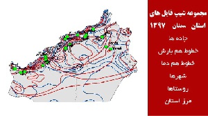 دانلود مجموعه شیپ فایل های استان  سمنان سال 97