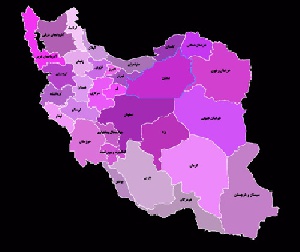 دانلود نقشه وکتور گرافیکی تقسیمات سیاسی استانهای کشور