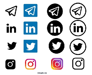 دانلود فایل وکتور لوگو شبکه های اجتماعی محبوب در ایران