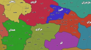 دانلود جدیدترین نقشه تقسیمات سیاسی شهرستانها و استانهای کشور 