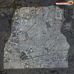 دانلود جدیدترین نقشه و تصویر ماهواره ای منطقه 6 شهر تهران بزرگ با کیفیت بسیار بالا  در ابعاد بزرگ